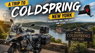 Ride to Cold Spring New York Scenic Hudson Valley Roads 4K Motorcycle Adventure