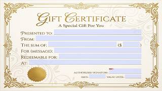 How to make fillable PDF Gift Certificate Using AI and Adobe Acrobat Pro
