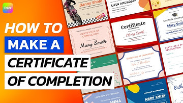 How to Make a Certificate of Completion