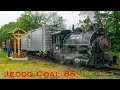 [4K] Rare Saddle Tank Steam Locomotive Pulls Freight Train!