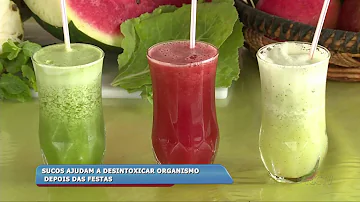 Qual suco detox para limpar o organismo?