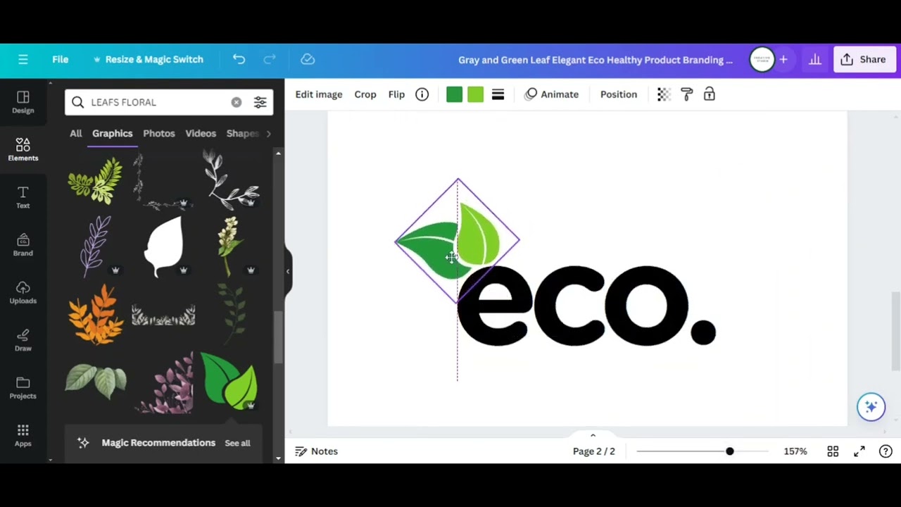 learn how to design a logo in Canva | Canva Tutorials - YouTube