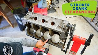 Clearance Your Stroker Crank Block In Your Garage.