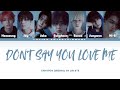 COVER AI ENHYPEN DON T SAY YOU LOVE ME COVER AI ENHYPEN DON T SAY YOU LOVE ME