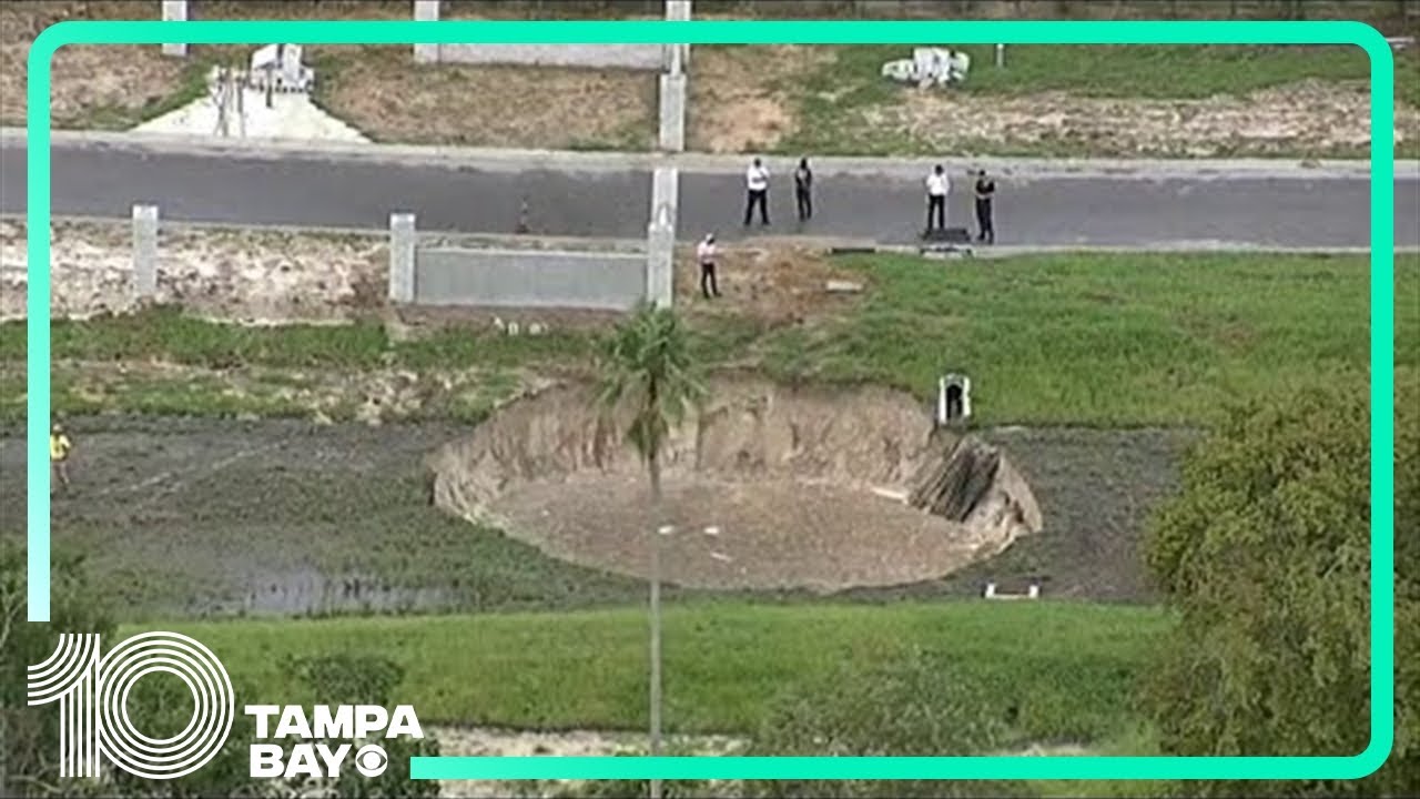 55-foot-wide sinkhole opens in Lakeland | wtsp.com