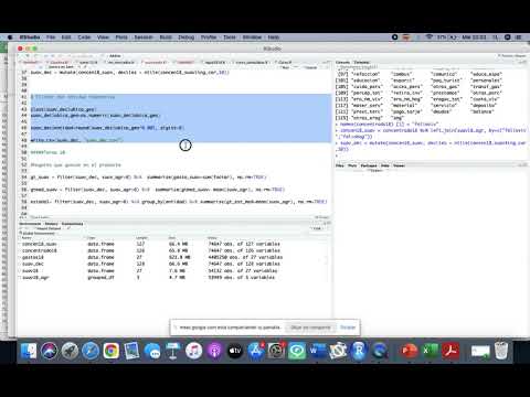 Análisis de la ENIGH en R Studio paquete dplyr
