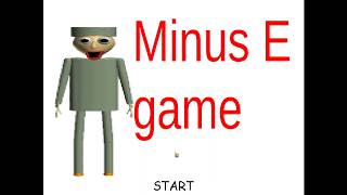 Baldi's Basics -E Reuploaded Mod Full Walkthrough