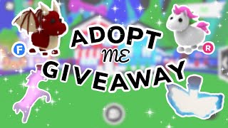 MASSIVE ADOPT ME GIVEAWAY, FREE RIDE FLY LEGENDARY | ROBLOX ADOPT ME
