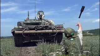 Обкатка танками молодых военнослужащих Черноморского флота