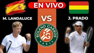 Martín Landaluce Vs Juan Prado Roland Garros Primera Ronda