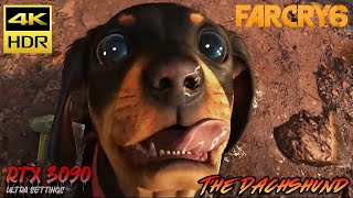 Bean The Dachshund Doggo Companion Farcry 6 4K Ultra Hdr 60Fps Pc Rtx 3090