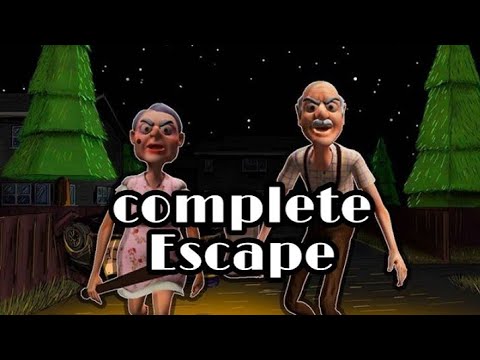 Grandpa and granny horror house Escape by action world. - YouTube