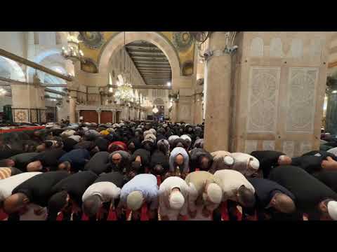 09 أذان وصلاة المغرب والجمع من المسجد الأقصى الجمعة 18 ربيع2 4 1447 10 تشرين1 10 2025م
