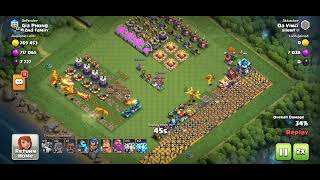 "EASY 3 STAR! Destroying a TH12 Progress Base with Zap-Dragon Strategy ⚔️🔥"