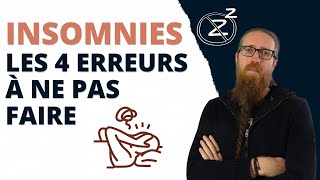 Insomnies : les 4 erreurs qui t'empêchent de mieux dormir