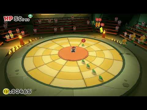Paper Mario The Origami King Playthrough: Part 6 Earth Vellumental Temple!