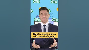 Make Money with Guest Blogging | Step-by-Step Guide #youtubeshort #guestposting #makemoney