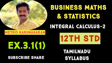 12th Std BM Ex.3.1(1) Using integration find the area of the region bounded by 2y+x=8, x axis, x=2