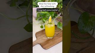 Refreshing fresh fruit mocktail with freshness of basil!