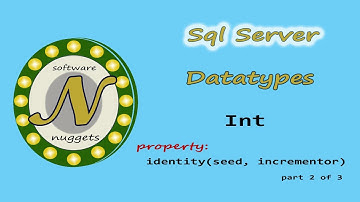 SQL Server: (L6) How to use the IDENTITY Column Property on an Integer Data Type.