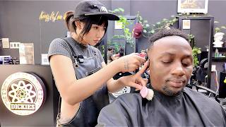 ASMR💈A Master Female Barber in Saigon | Tingly Scissor Sounds screenshot 4