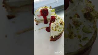 tarte pistache framboise 😍