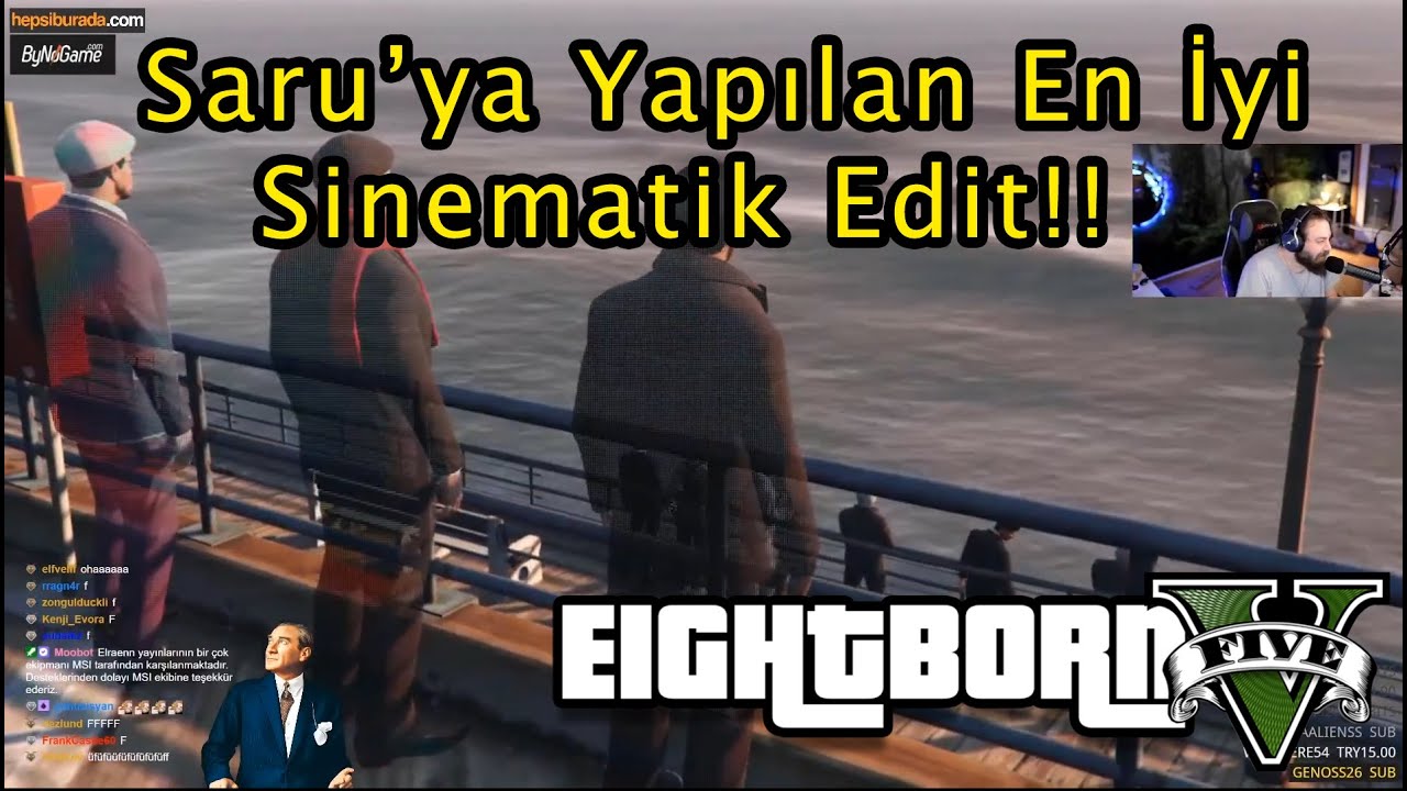 Elraenn Efsane Saru Edit İzliyor!!! - EightbornV Saru Yapılan En İyi Edit!! - EightbornV Elraenn