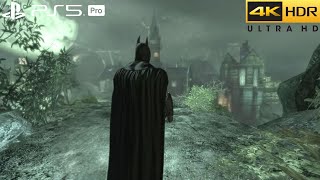 Batman: Arkham Asylum Remastered (PS5 Pro) 4K HDR Gameplay - (Full Game)