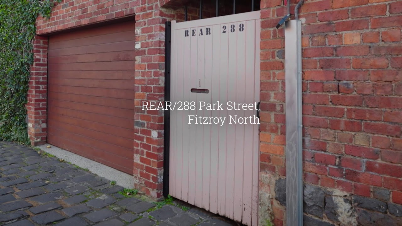 REAR/288 Park Street, Fitzroy North For Sale by James Pilliner YouTube
