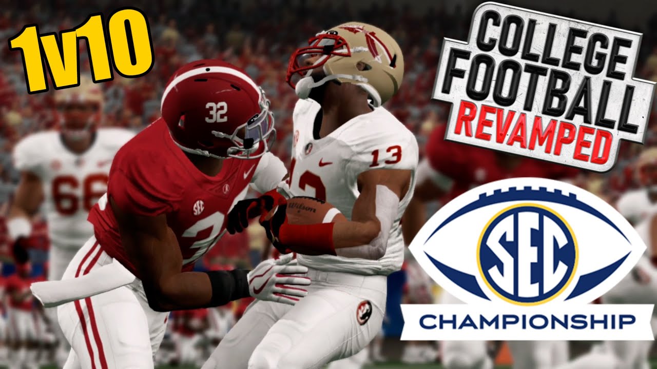 SEC Title Game vs Bama! College Football Revamped Dynasty