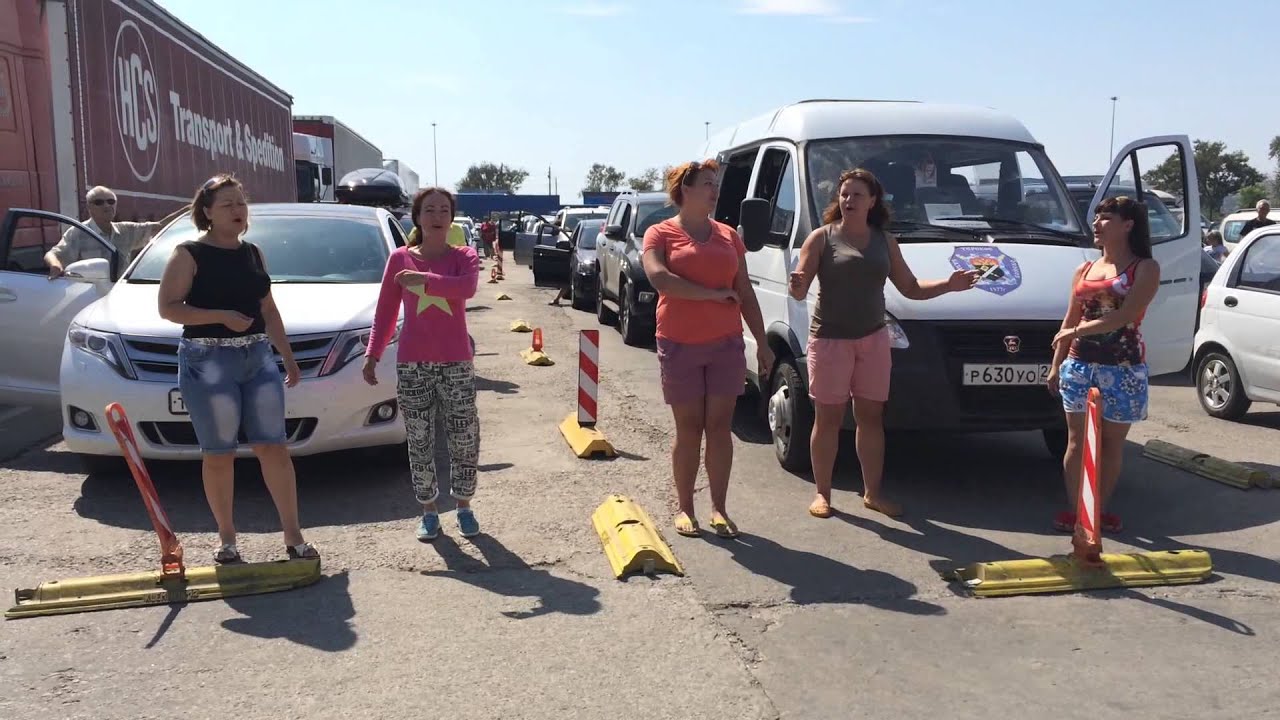 Казачий ансамбль "СТАНИЦА" порт Крым 09,2015