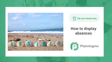 How to display absences with PlanningPME
