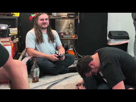 Filming anything with these people is impossible. ES&D Shotglass Car full filming