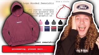 WAIT...I COPPED TWO? Supreme Box Logo Hoodie Live Cop (F/W '21)