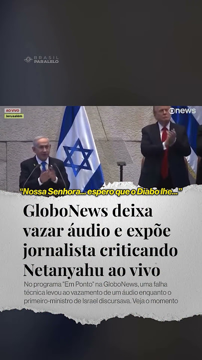 Globo journalist has audio leaked during broadcast