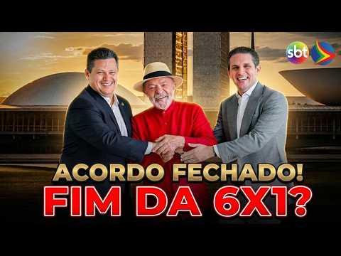 FIM DA ESCALA 6x1: Acordo de Lula com Alcolumbre e Motta destrava votação! -4k