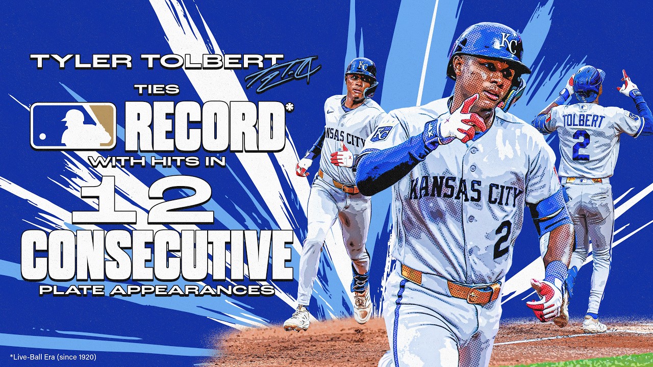 Tyler Tolbert Ties MLB Record with 12 Consecutive Hits