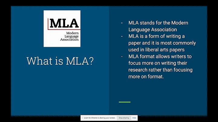 Master the Art of Writing in MLA Format