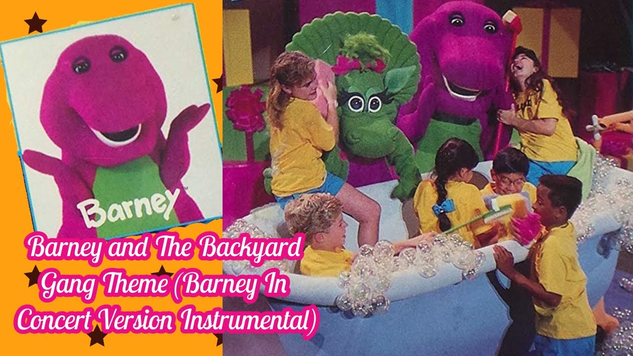 Barney Backyard Gang Cast Opening Closing To Barney The Backyard | My ...