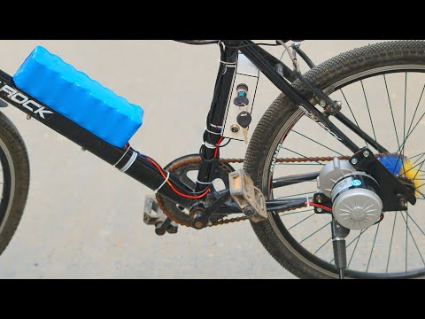 How To Make Electric Bike Using 250w Gear Motor