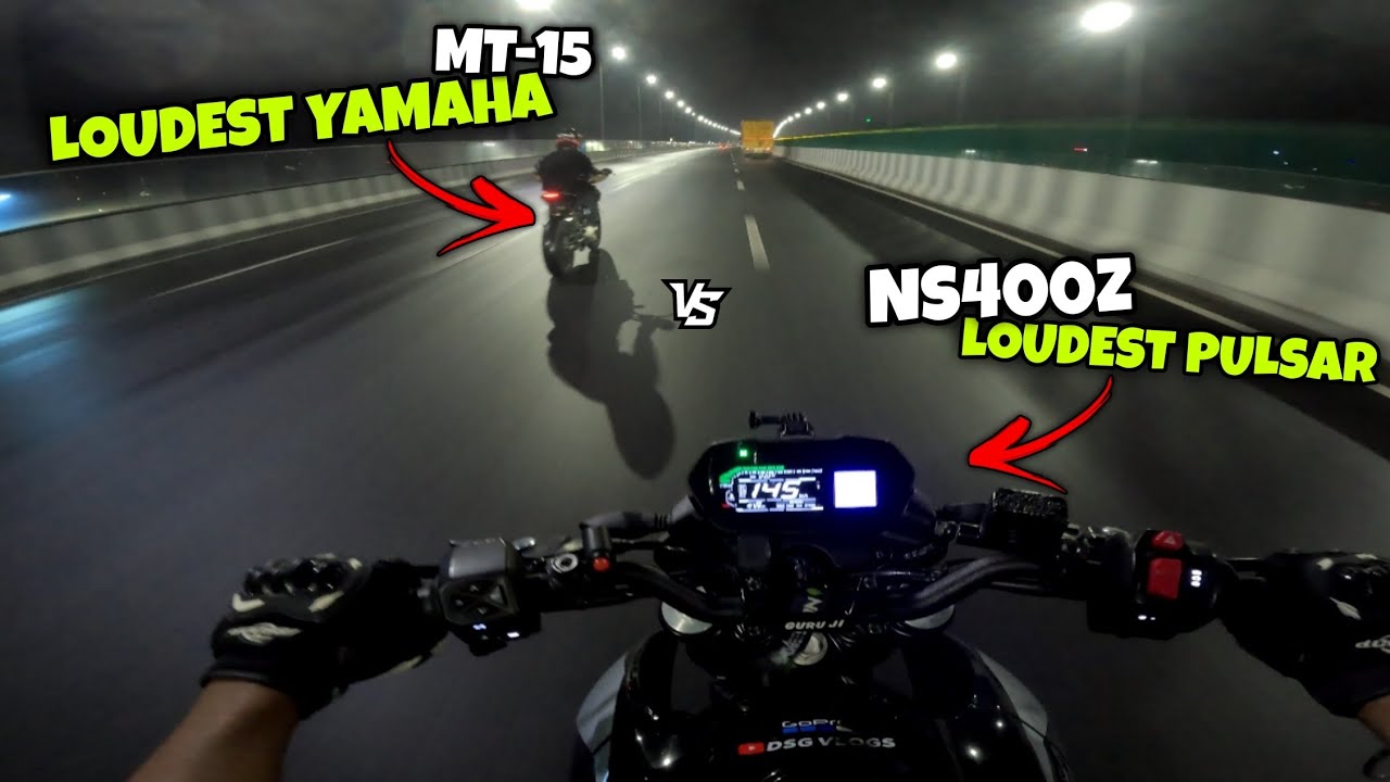 LOUDEST NS400Z VS LOUDEST MT-15 | CRASH HOGYA | @DSG VLOGS