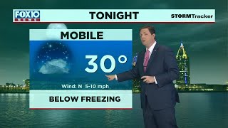 Mid morning Weather Outlook for Monday Jan 3