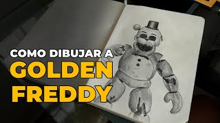 Como Dibujar a GOLDEN FREDDY de FNAF