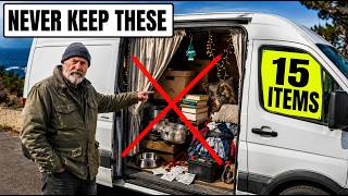 15 Things Experienced Vanlifers Never Keep In Their Van — And You Should Remove Too