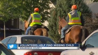 Hundreds of volunteers help search for missing Waukesha boy