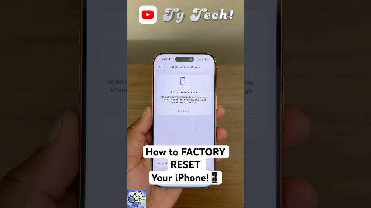 How to FACTORY RESET Your iPhone!📱#iphone #iphonetutorial