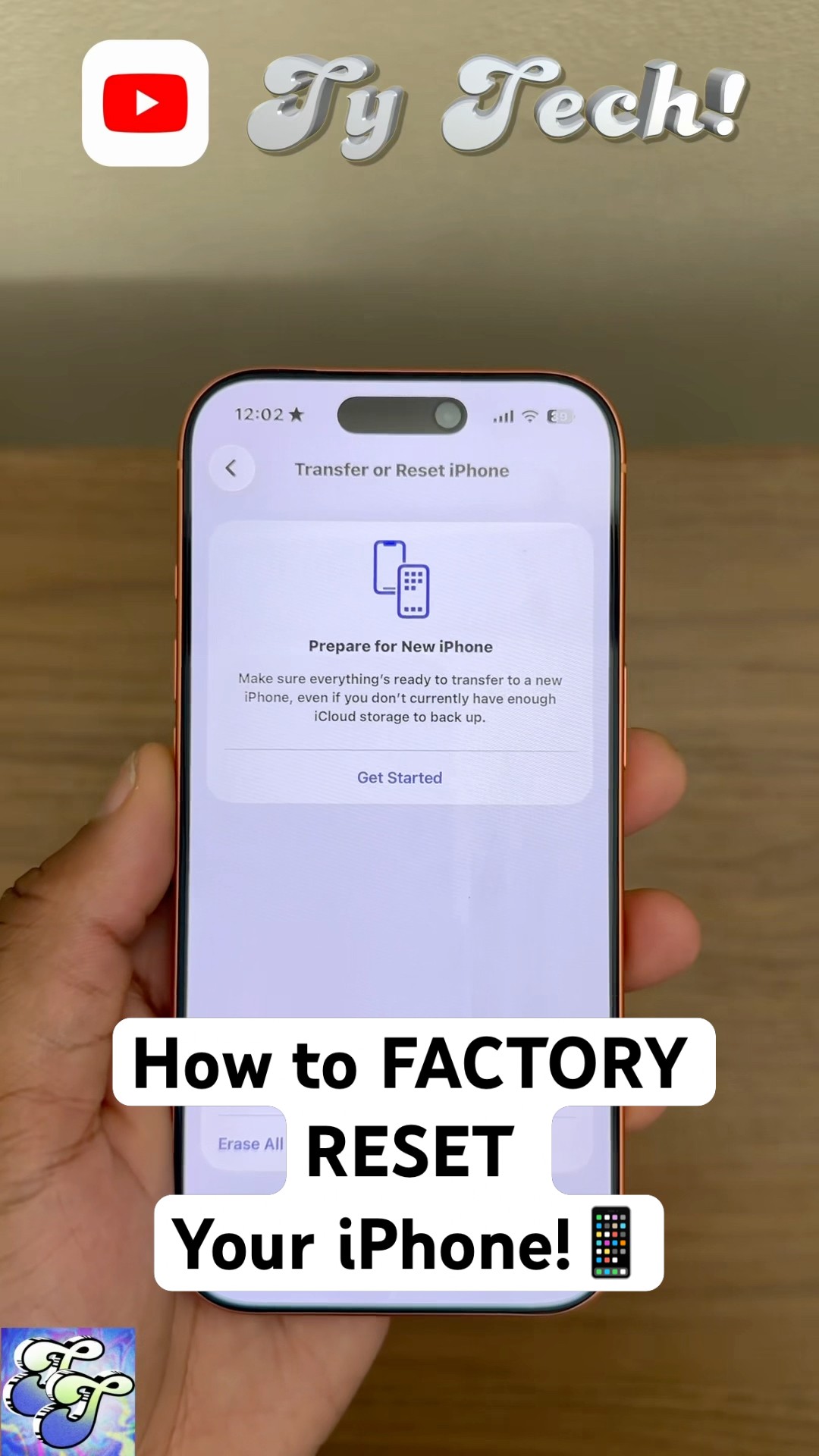 How to FACTORY RESET Your iPhone!📱#iphone #iphonetutorial