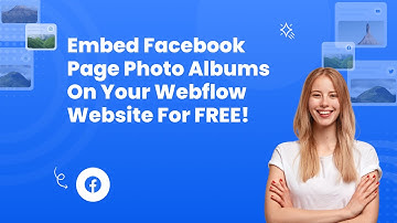 How to embed Facebook page photo albums on Webflow? #embed #facebookpage #albums #webflow