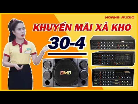 Video KM 30/4 Xả Kho Dàn Loa , Amply, Công Suất, Đầu, Micro... - youtube