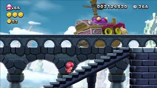 New Super Mario Bros U Deluxe Château Chenille De Roy Gameplay